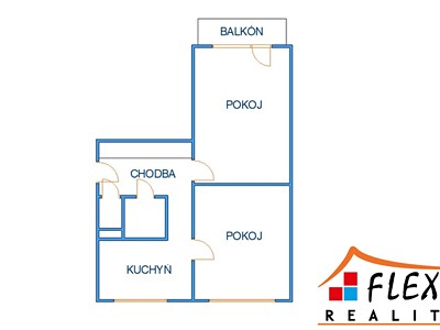 Pronájem bytu 2+1, 50 m² (3 z 10)