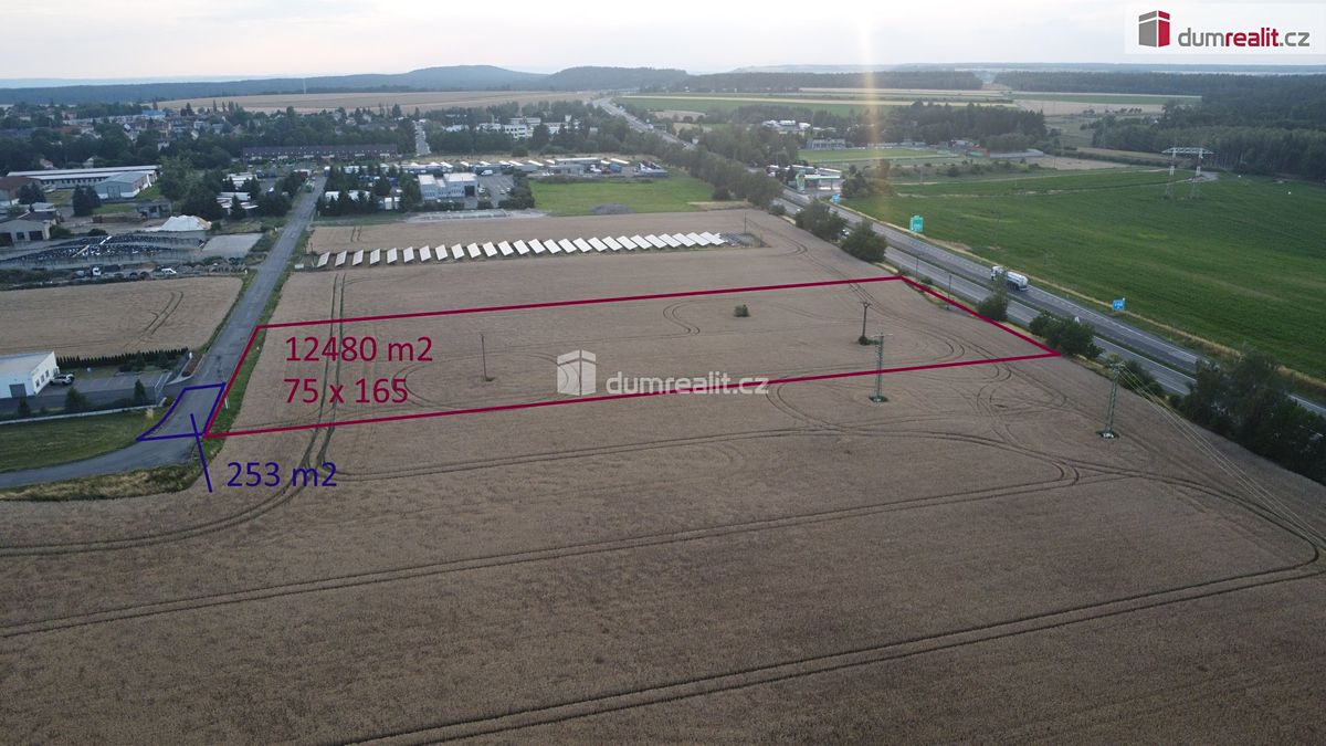 Prodej pole 12733 m², Nové Strašecí – fotka 1 z 3
