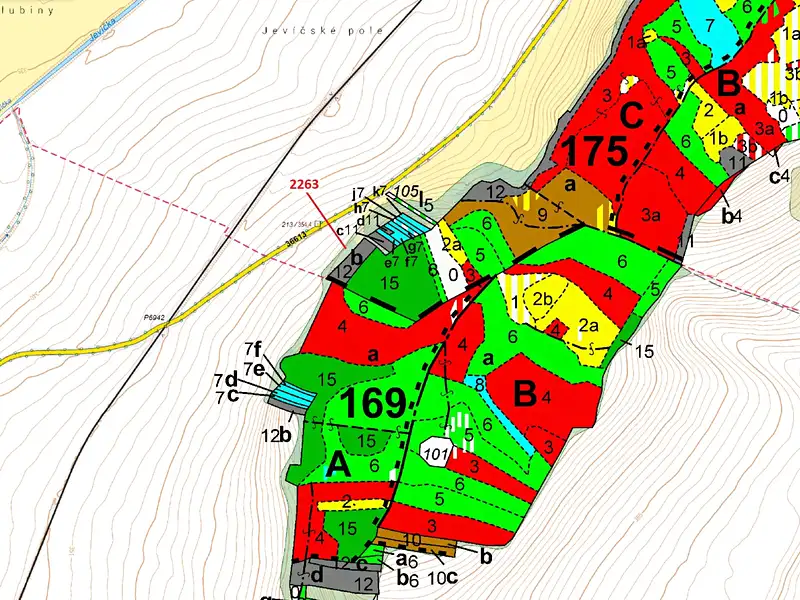 Dražba lesa 658 m², Biskupice – náhled fotky 3