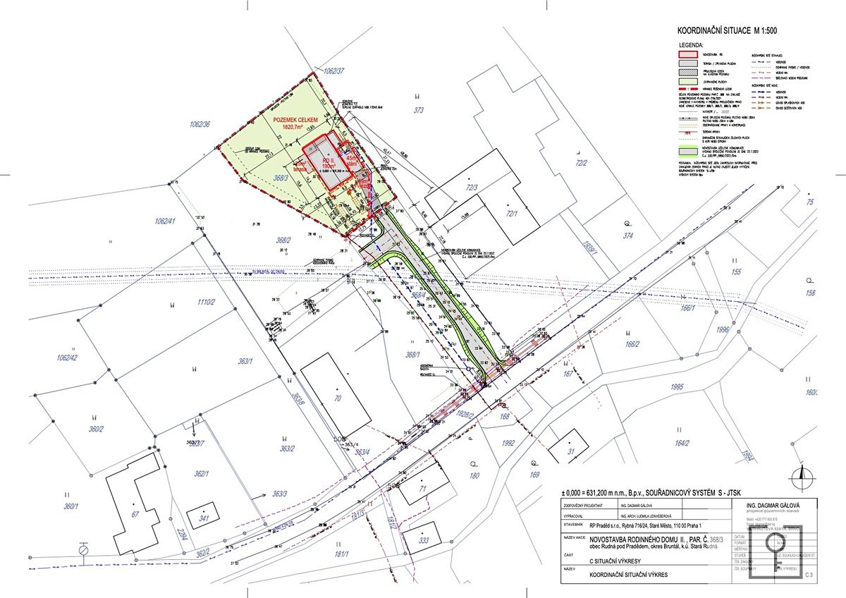 Prodej stavebního pozemku 1802 m² – fotografie 2