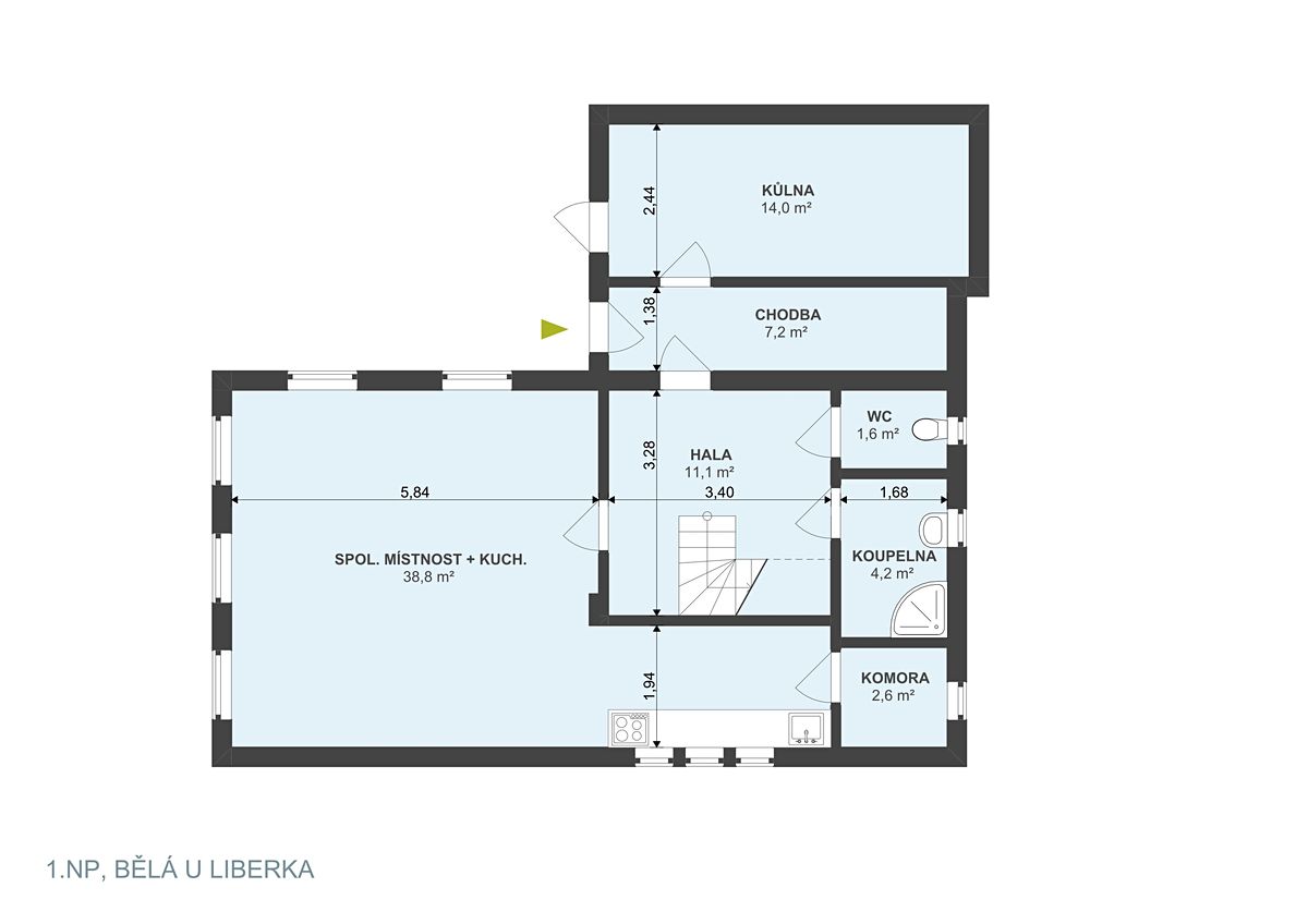 Prodej chalupy 142 m², pozemek 2550 m² – fotografie 3