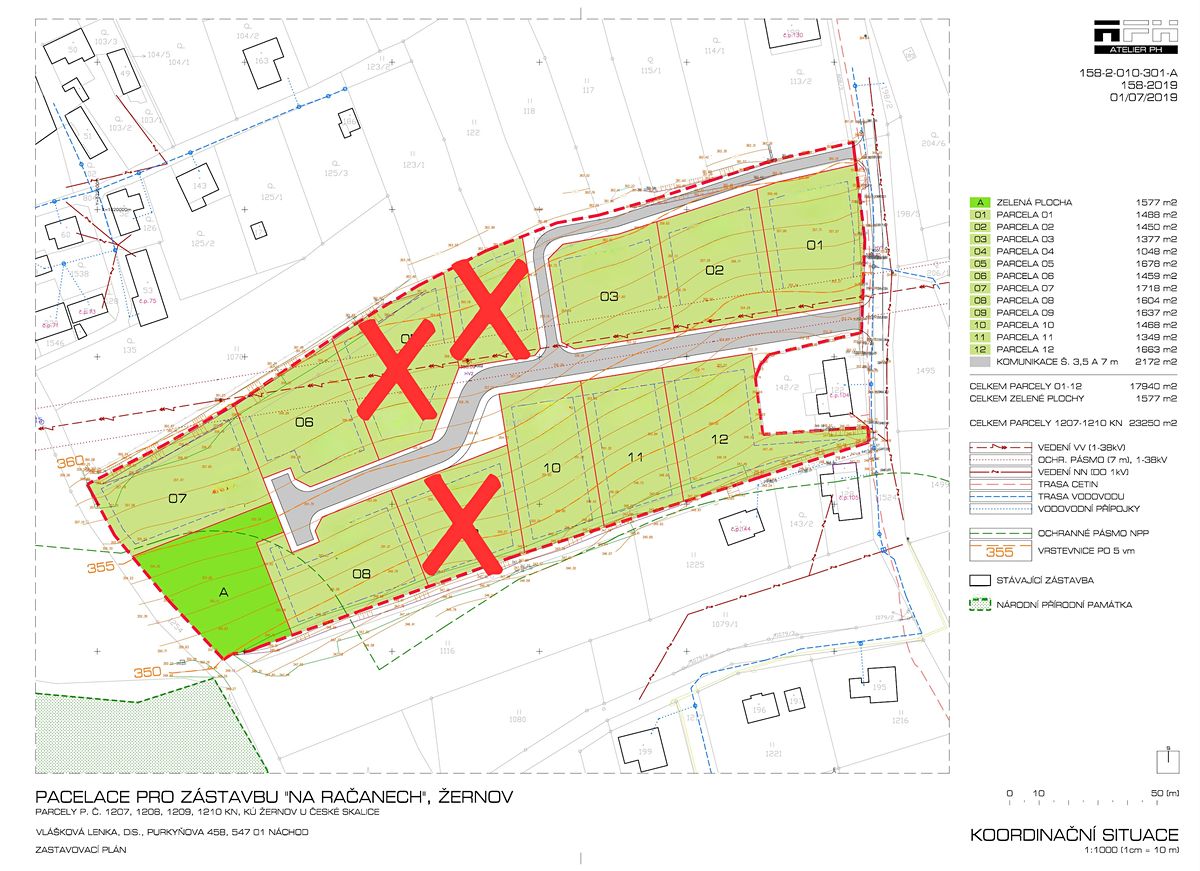 Prodej stavebního pozemku 1663 m² – fotografie 3