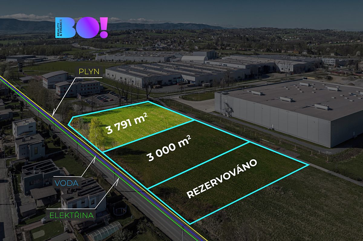 Prodej komerčního pozemku 3791 m², Český Těšín – fotka 1 z 3