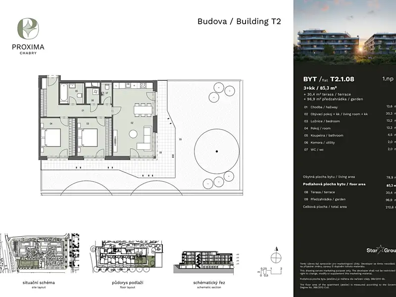 Prodej bytu 3+kk 85 m², Praha – náhled fotky 3