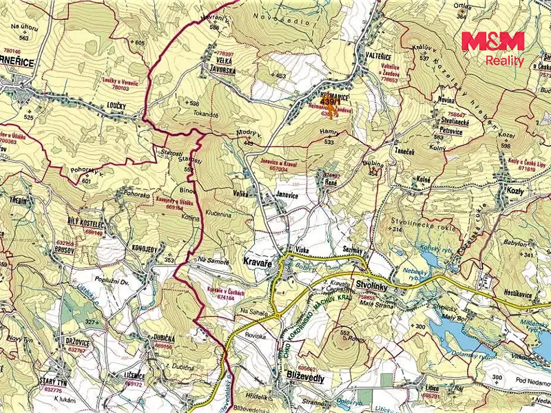 Prodej lesa 9354 m², Žandov – náhled fotky 3