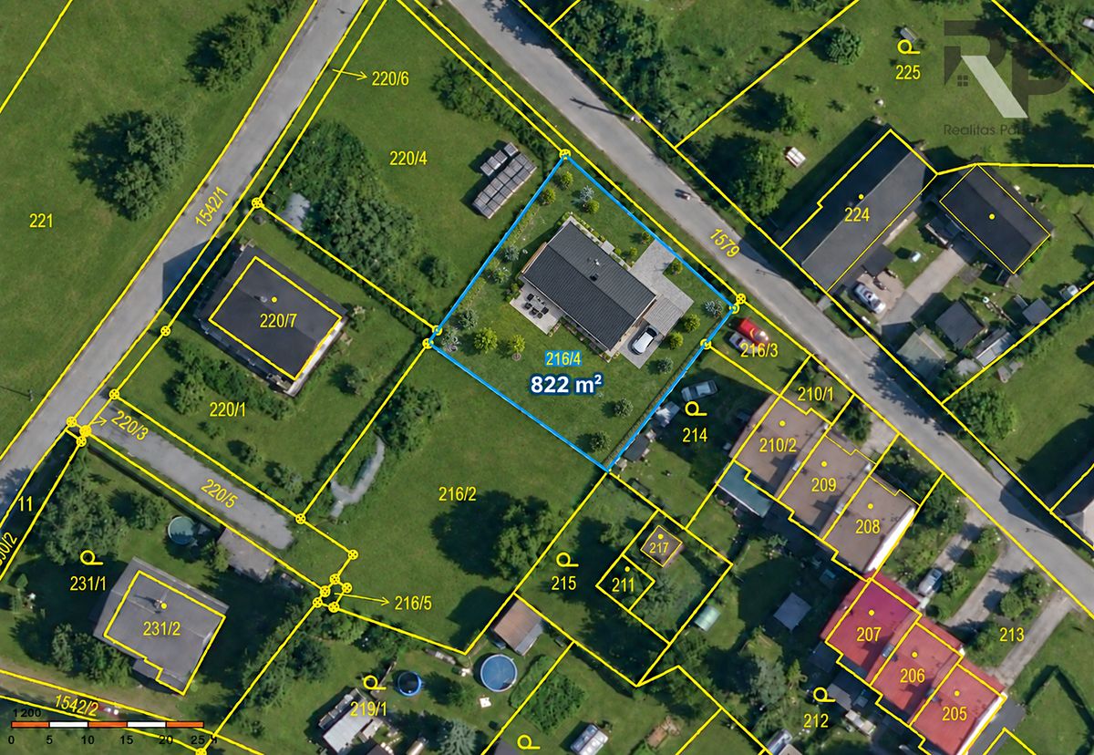 Prodej stavebního pozemku 822 m² – fotografie 2