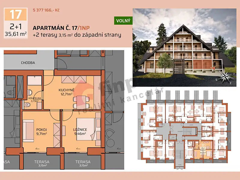 Prodej bytu 2+1 36 m², Benecko – náhled fotky 1