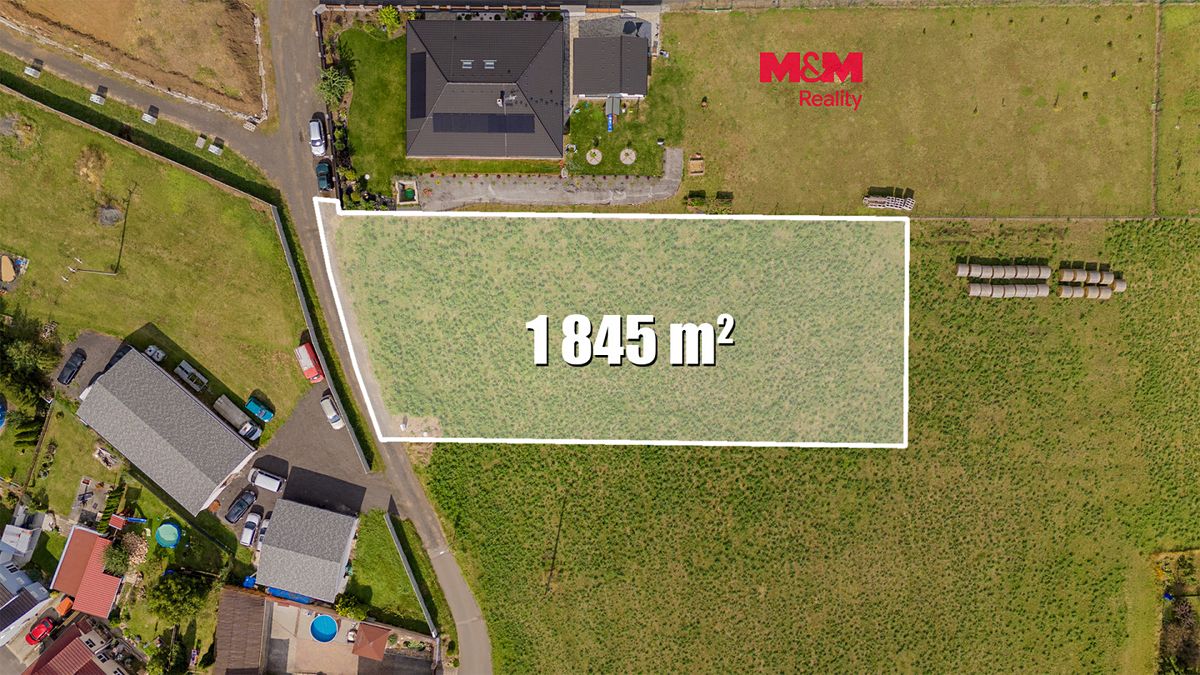 Prodej stavebního pozemku 1845 m², Rtyně nad Bílinou – fotka 1 z 3