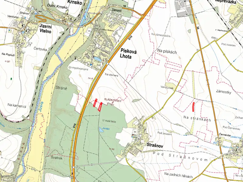 Prodej pole 12333 m², Strašnov – náhled fotky 3