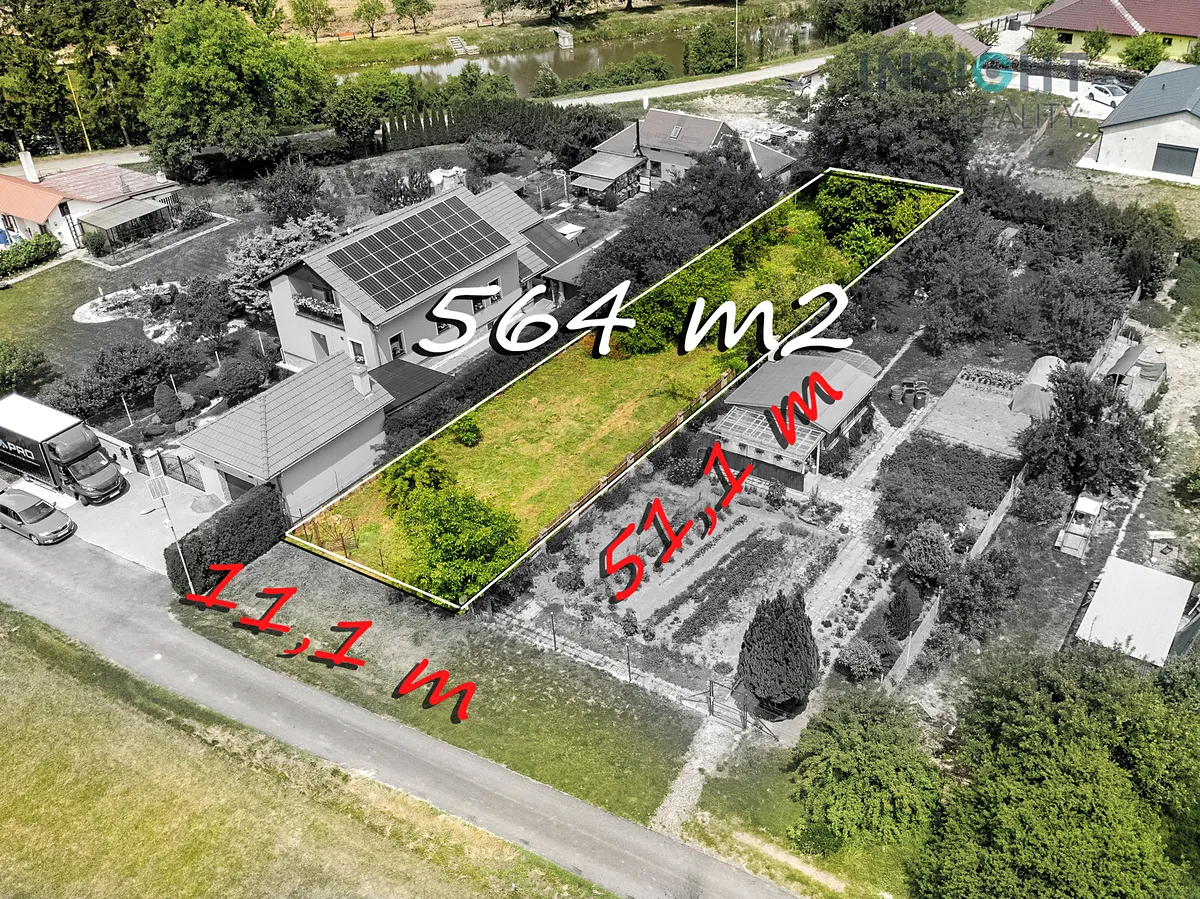 Prodej stavebního pozemku 564 m²