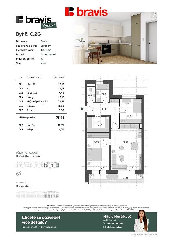 Prodej bytu 3+kk 91 m² – fotografie 4