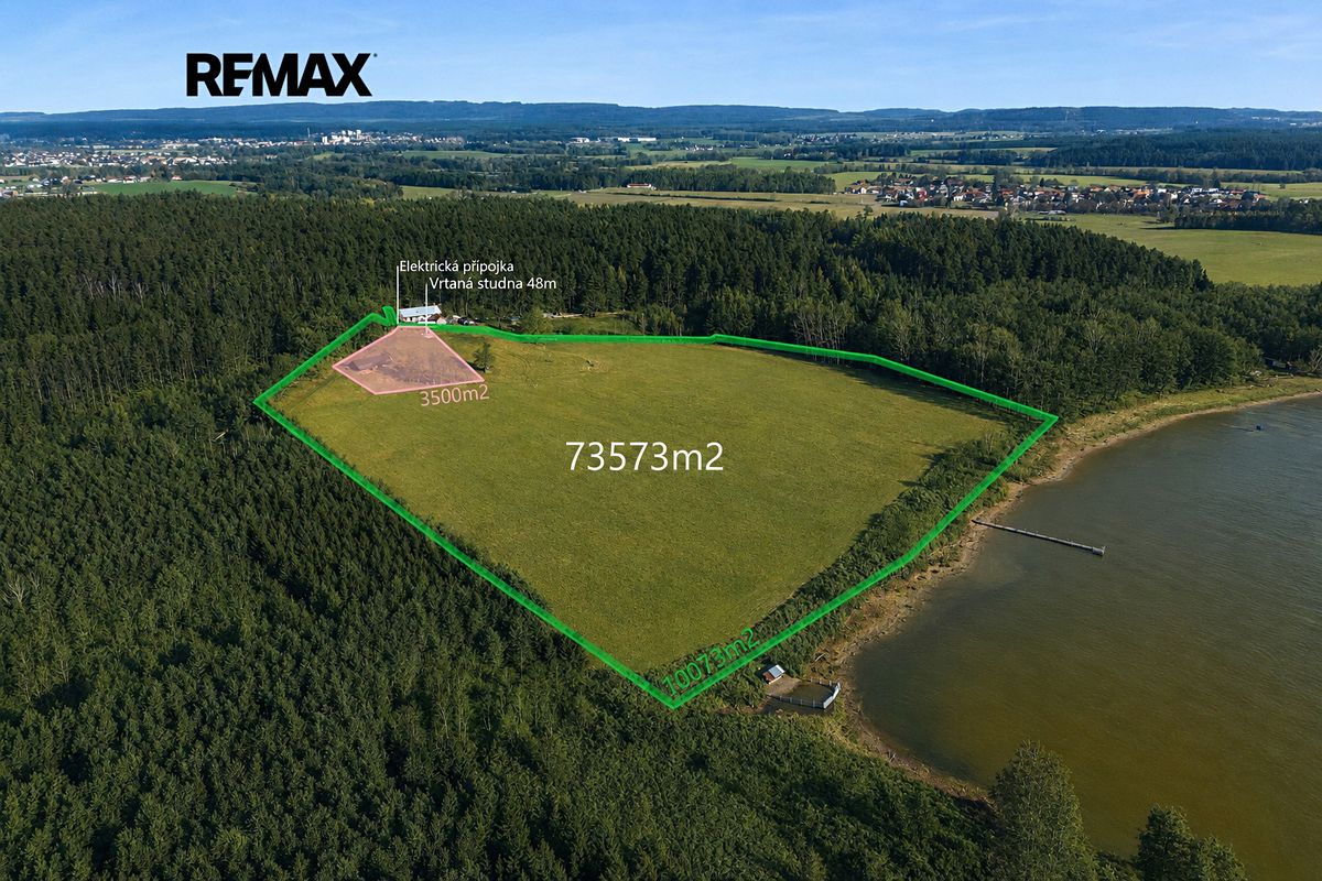 Prodej stavebního pozemku 73573 m²
