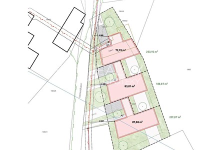 Prodej  stavebního pozemku 647 m²
