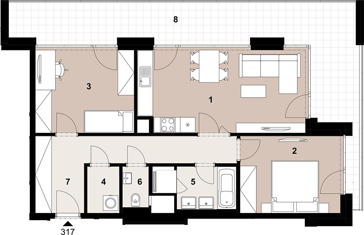 Prodej bytu 3+kk 70 m² – fotografie 2