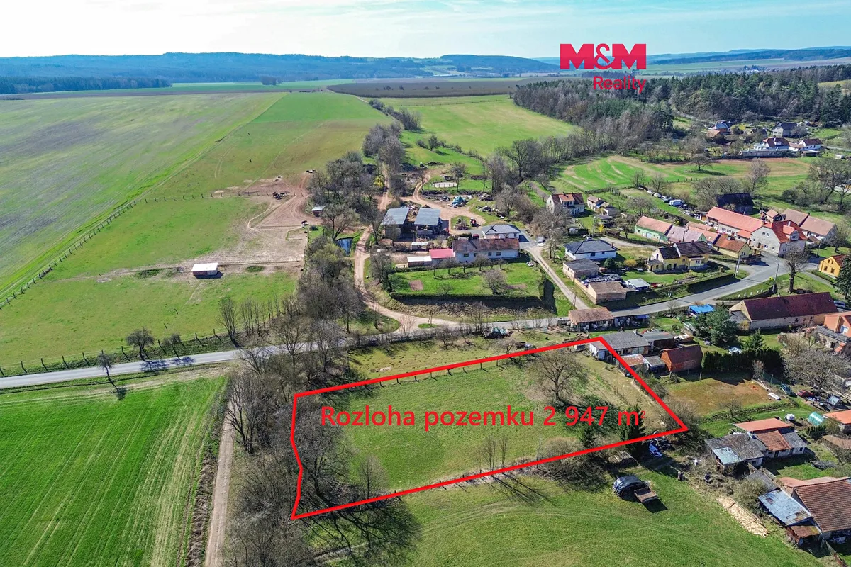 Prodej stavebního pozemku 2948 m²