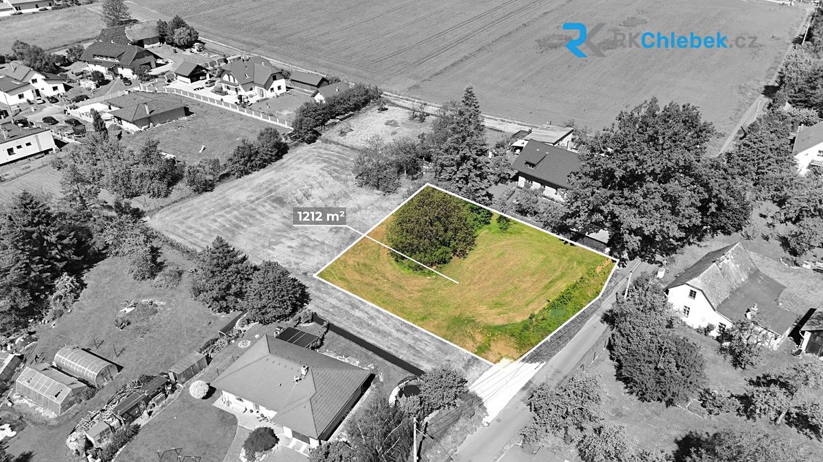 Prodej stavebního pozemku 1212 m²