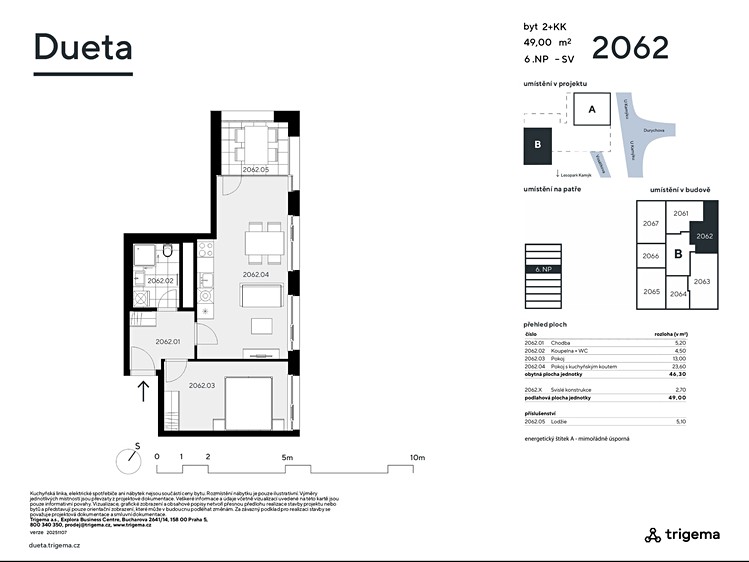 Prodej bytu 2+kk, 46 m² (3 z 12)