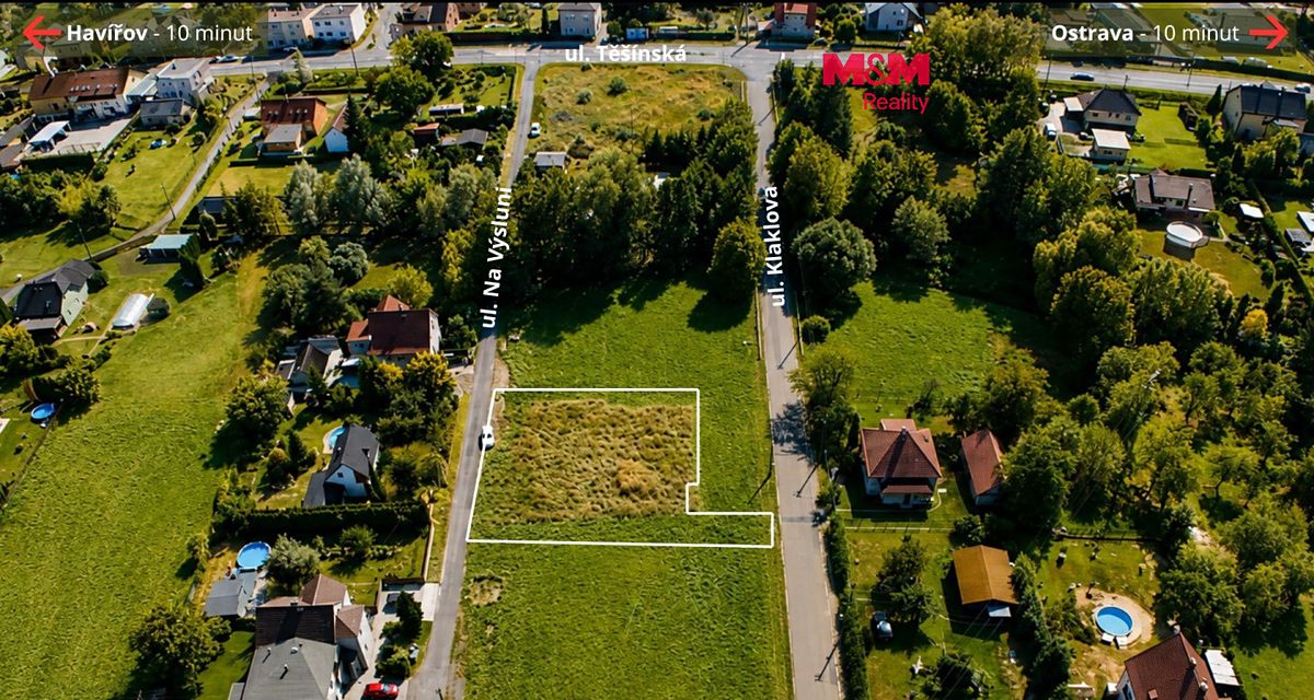 Prodej stavebního pozemku 1159 m²