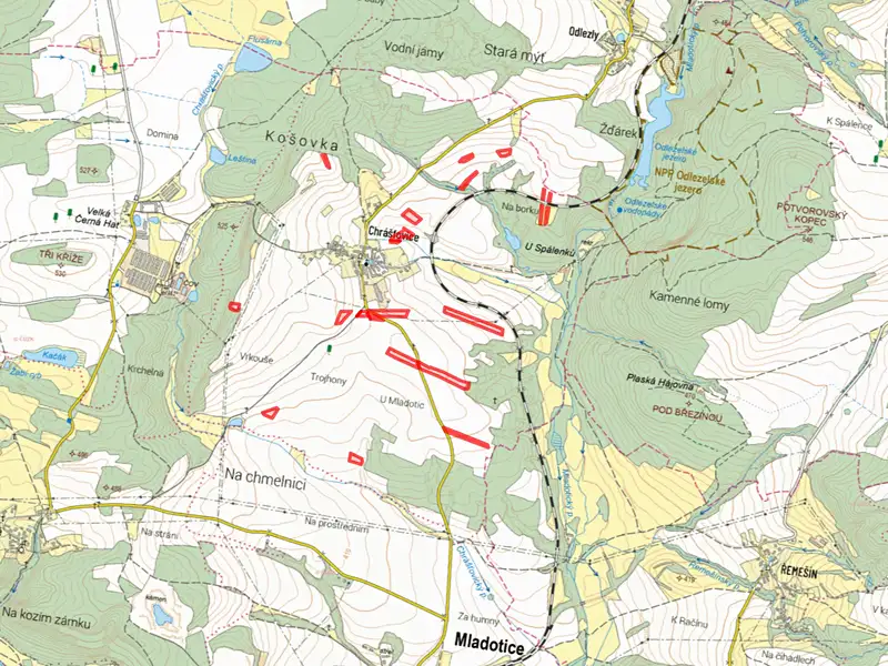 Prodej pole 68340 m², Mladotice – náhled fotky 2