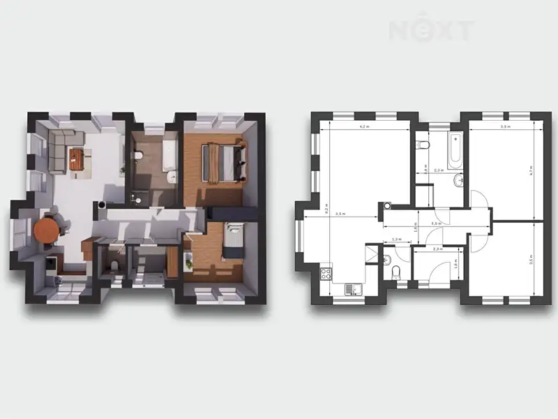 Prodej rodinného domu 80 m², pozemek 594 m², Třebechovice pod Orebem – náhled fotky 3