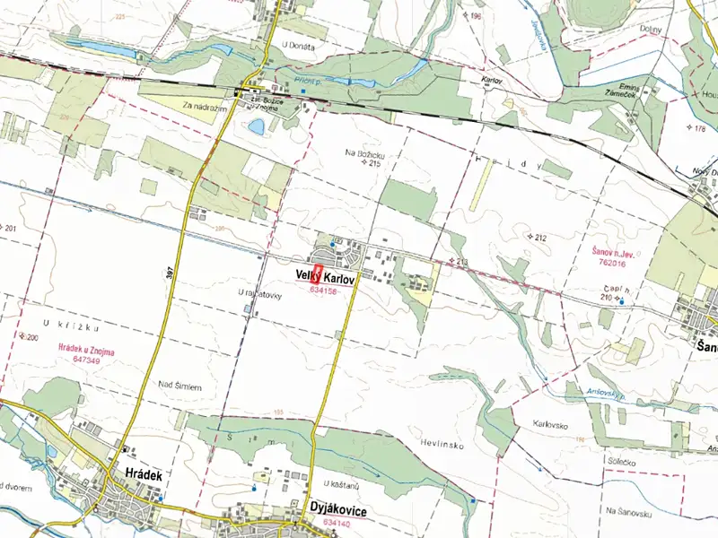 Prodej pole 19435 m², Velký Karlov – náhled fotky 2