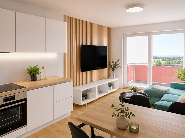 Prodej bytu 2+kk, 52 m² (1 z 14)