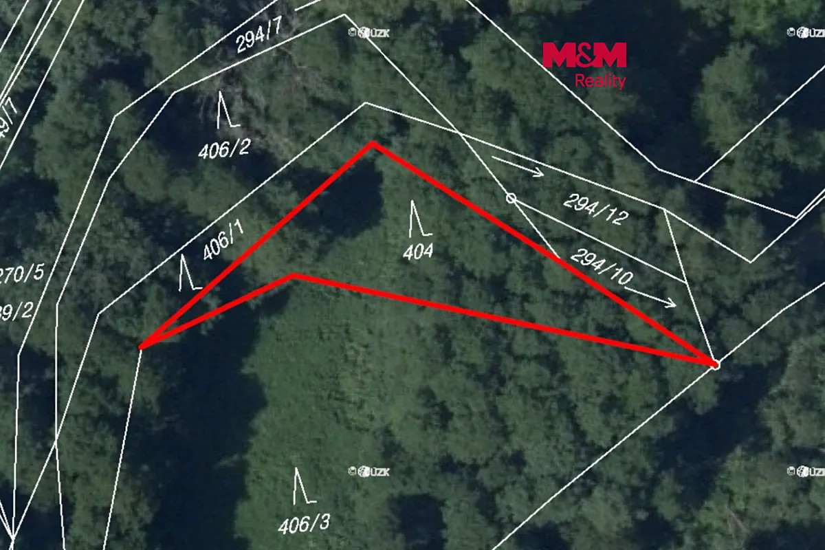 Prodej lesa 491 m²