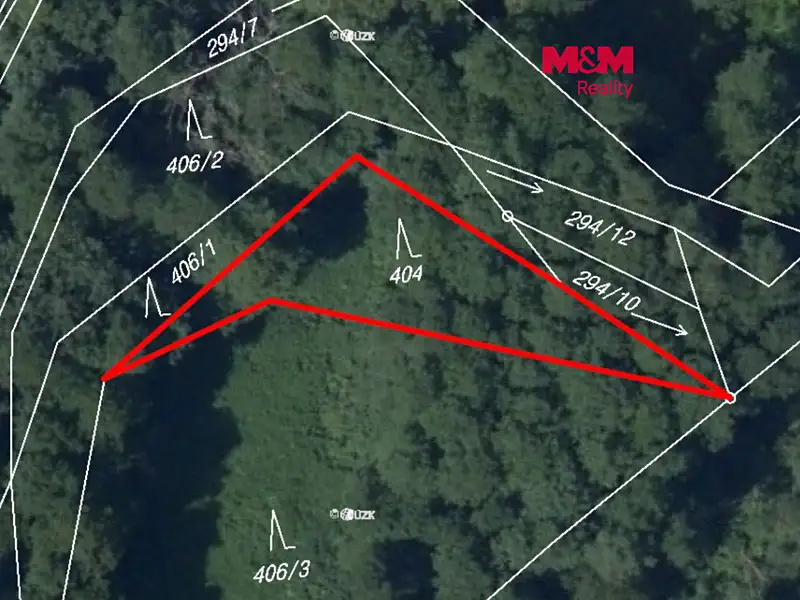 Prodej lesa 491 m², Červené Pečky – náhled fotky 1
