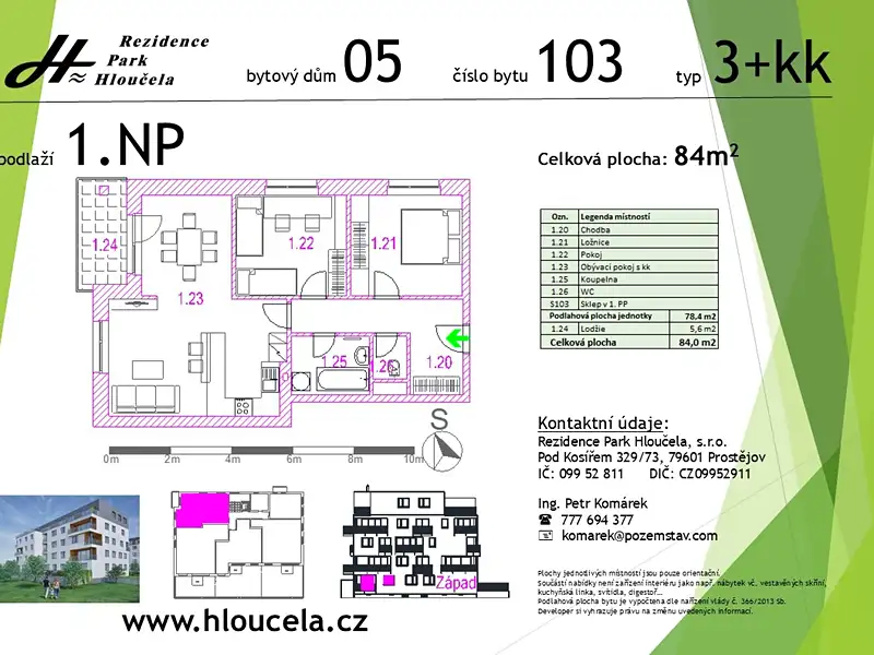 Prodej bytu 3+kk 78 m², Prostějov – náhled fotky 3