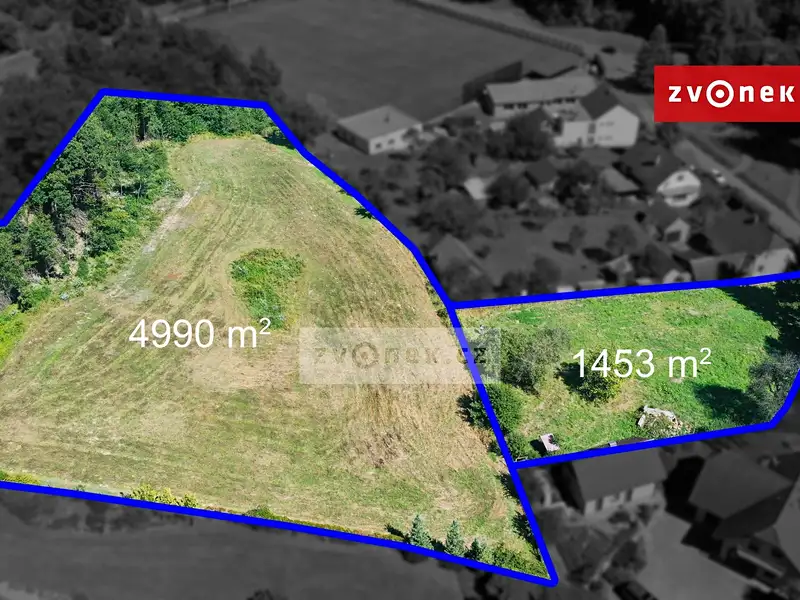 Prodej stavebního pozemku 6443 m², Březůvky – náhled fotky 3