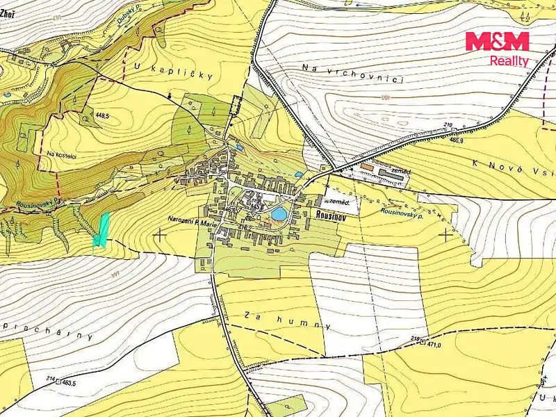 Prodej pole 3750 m², Slabce – náhled fotky 2