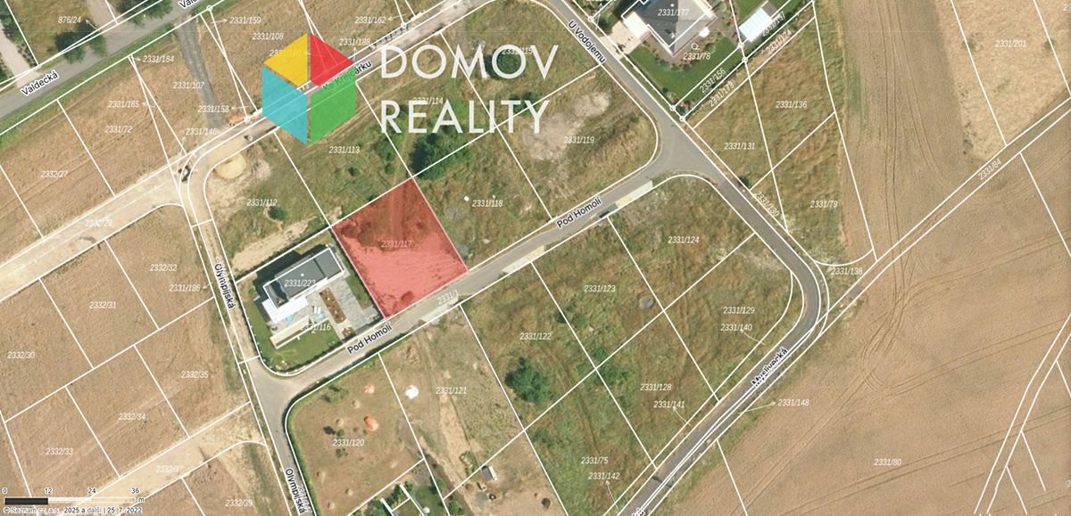 Prodej stavebního pozemku 800 m² – fotografie 3