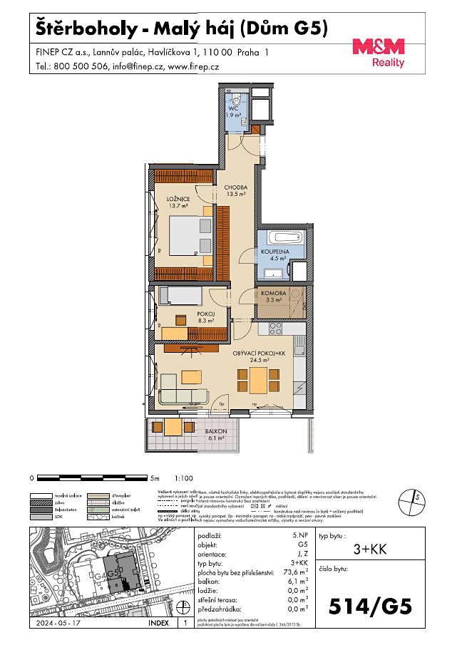 Prodej bytu 3+kk 73 m² – fotografie 2