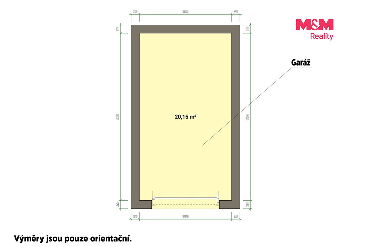 Prodej garáže 21 m² – fotografie 3