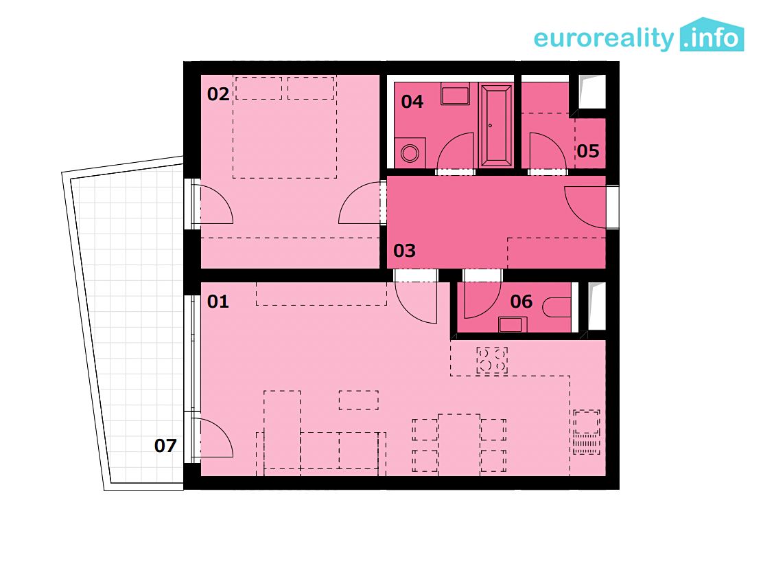Prodej bytu 2+kk 60 m² – fotografie 4