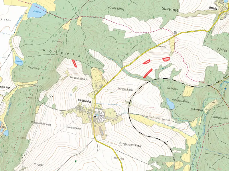 Prodej pole 6117 m², Mladotice – náhled fotky 2