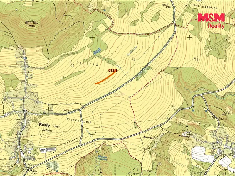 Prodej louky 1779 m², Kozly – náhled fotky 2