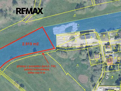 Prodej louky 2919 m²