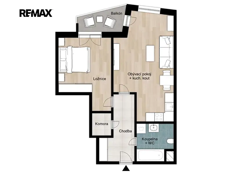 Prodej bytu 2+kk 60 m², Praha – náhled fotky 3