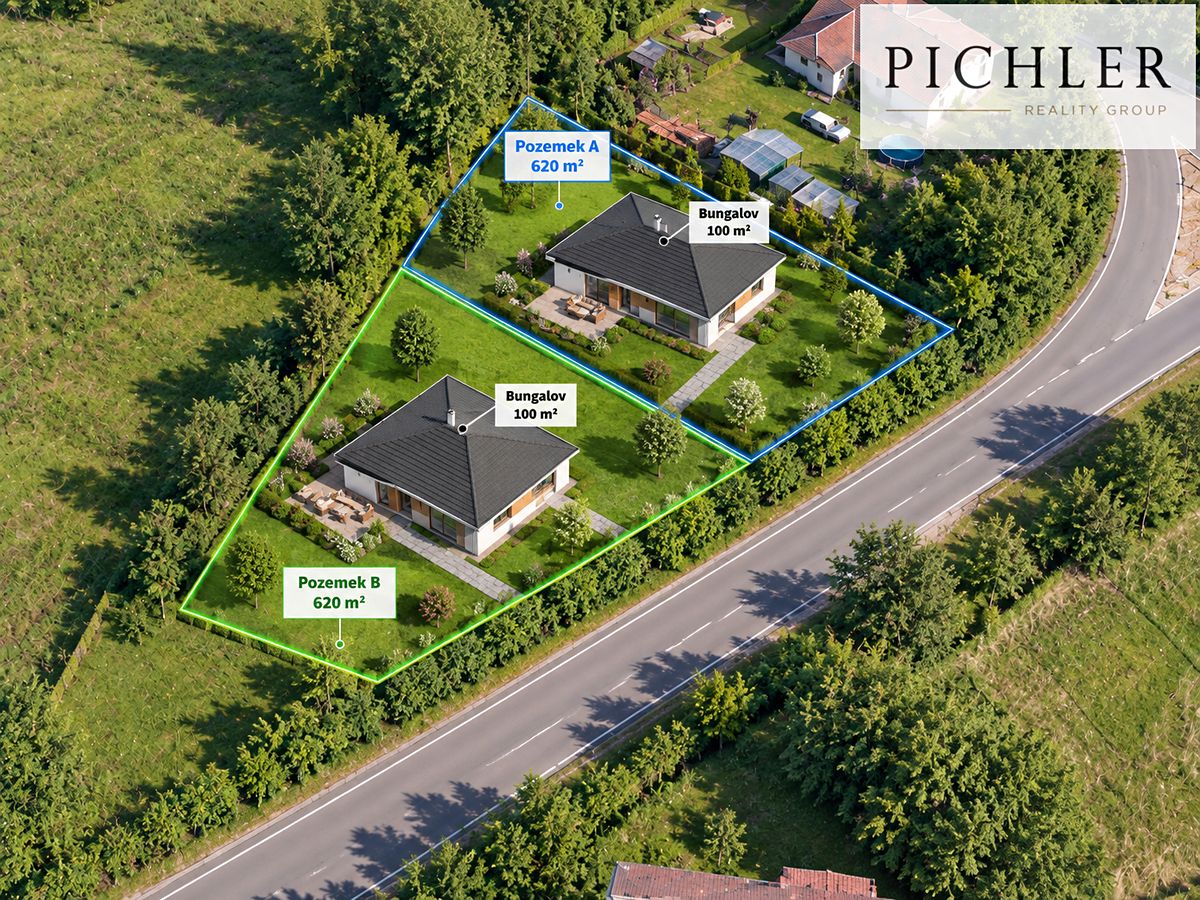 Prodej stavebního pozemku 674 m², Bochov – fotka 1 z 3