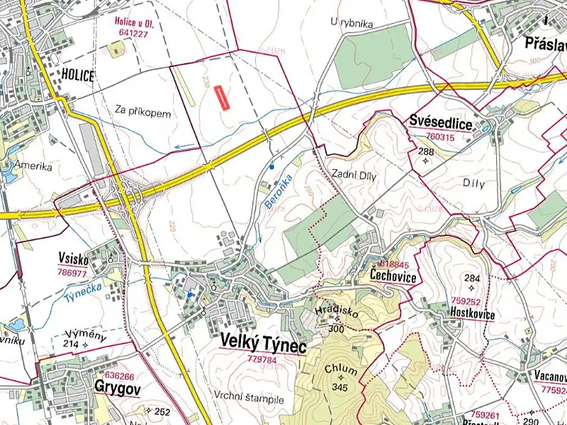 Prodej pole 15393 m², Velký Týnec – náhled fotky 3