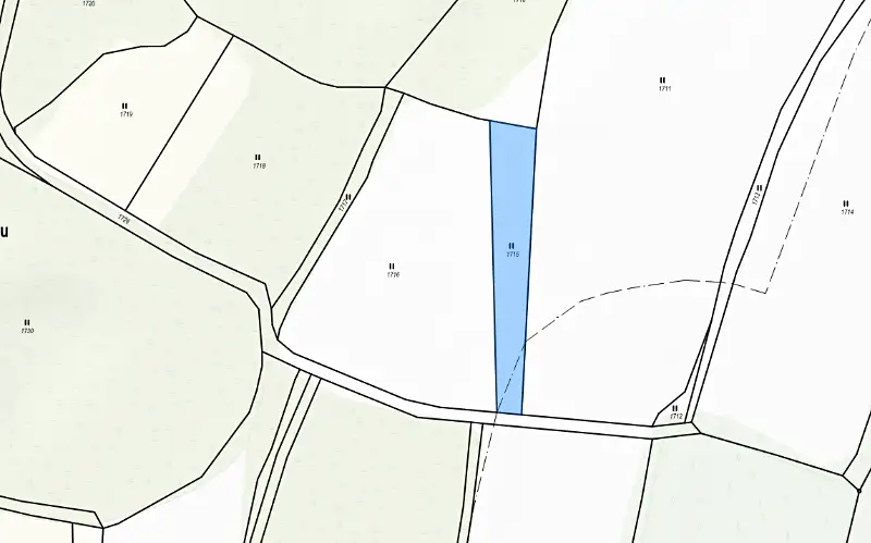 Dražba louky 1119 m², Vražkov – náhled fotky 2