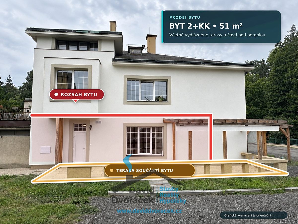 Prodej bytu 2+kk 51 m²