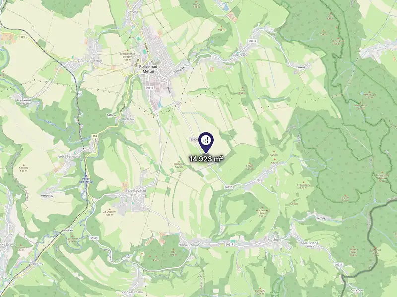 Prodej pole 14923 m², Police nad Metují – náhled fotky 3
