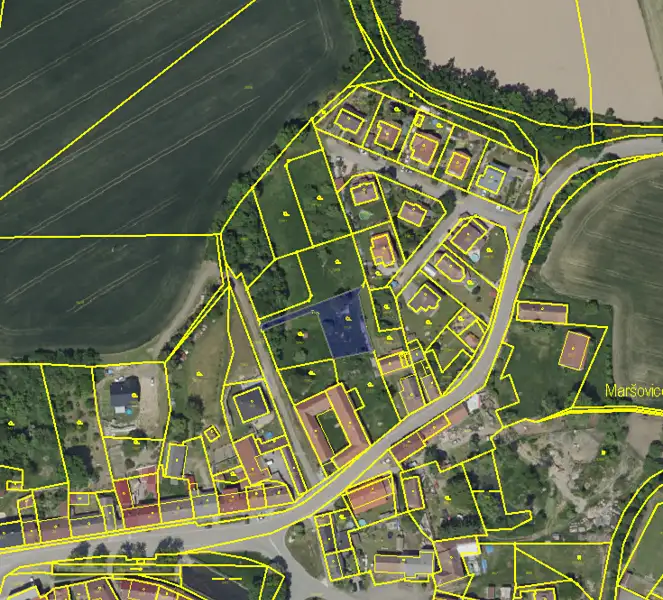 Prodej stavebního pozemku 820 m², Maršovice – náhled fotky 2