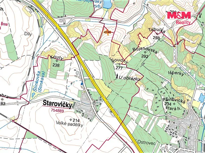 Prodej pole 1571 m², Starovičky – náhled fotky 2