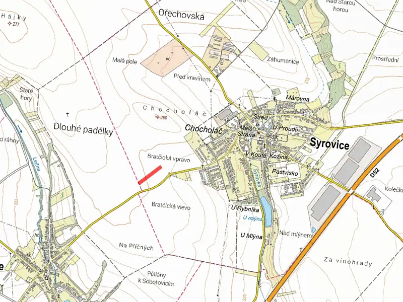 Prodej pole 3724 m², Syrovice – náhled fotky 2