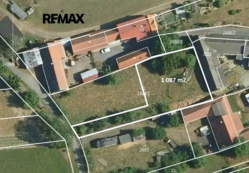 Prodej stavebního pozemku 1087 m², Bernartice – náhled fotky 2