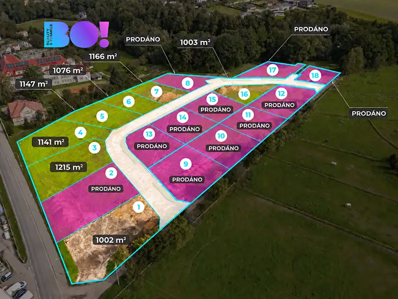 Prodej stavebního pozemku 1002 m², Havířov – náhled fotky 1