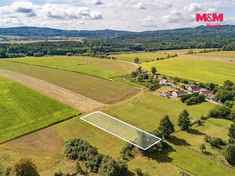 Prodej stavebního pozemku 2696 m², Albrechtice nad Vltavou – náhled fotky 3